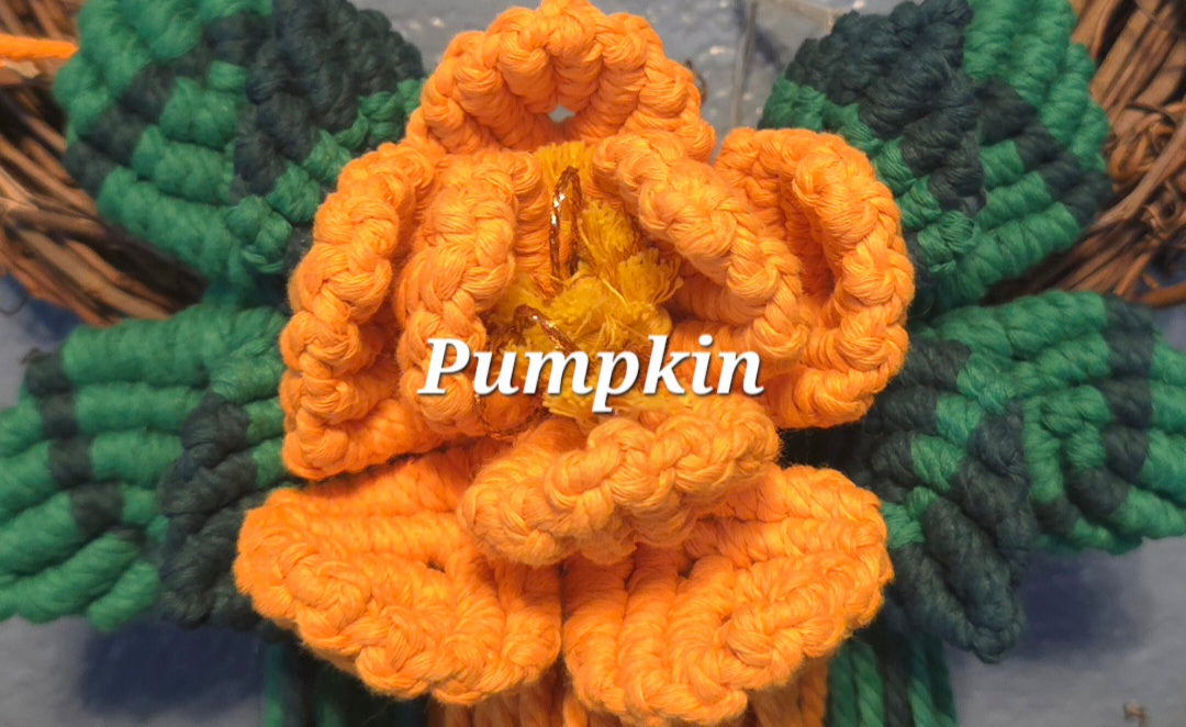 12" *Pentacle* Colors of the Rainbow 🌈 macrame flower wreath
