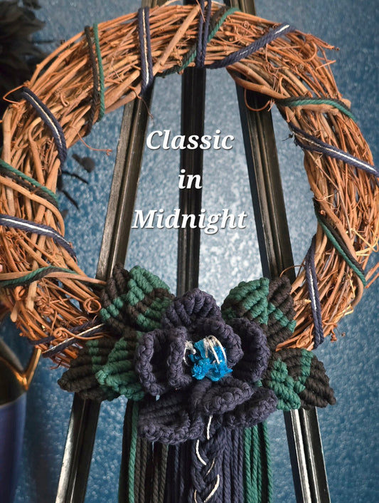 12" *Classic* Colors of the Rainbow 🌈 macrame flower wreath